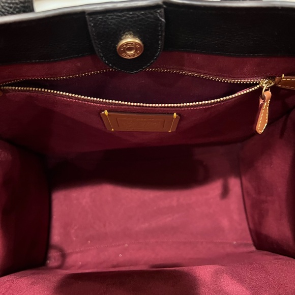 Coach Field Tote in Horse and Carriage pattern canvas and leather - Picture 6 of 8